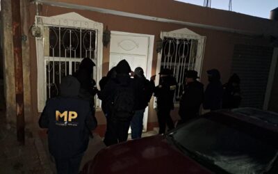 MP y PNC desarrollan allanamiento en Sibilia, Quetzaltenango