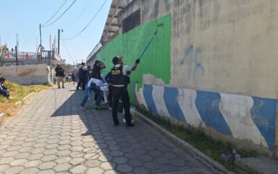 Desarrollan jornada para recuperar espacios públicos en Quetzaltenango
