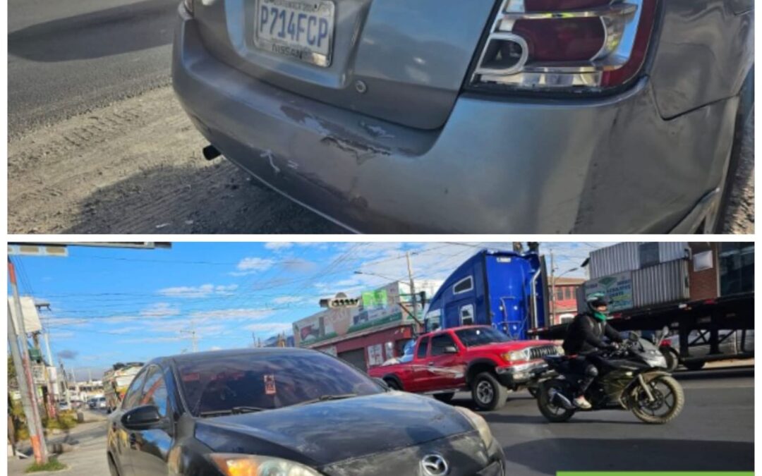 Accidente de tránsito en la zona 7 de Quetzaltenango