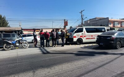 Ambulancia, que trasladaba a un paciente, protagoniza accidente en Quetzaltenango