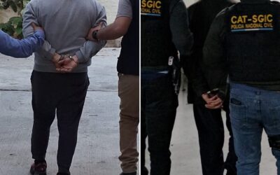 PNC captura a dos extraditables a Estados Unidos de América