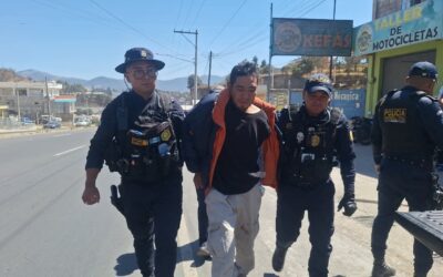 Presunto terrorista sicario del barrio 18 capturado luego de realizar ataque armado.