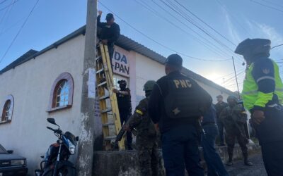 Retiran cámaras clandestinas en operativo interinstitucional en zona 18