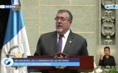 Arévalo presenta Plan de Reparación y Dignificación de Víctimas del Conflicto Armado Interno 2026-2036