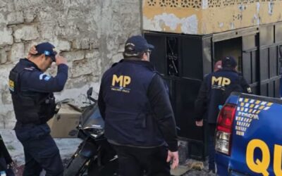 Allanamiento por investigación de explotación sexual en zona 1 de Xela