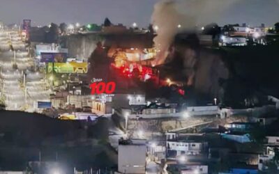 Incendio de gran magnitud afecta fábrica de camas en San José Chiquilajá