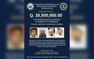 Estados Unidos y Guatemala mantienen colaboración para capturar a presunto líder de estructura criminal