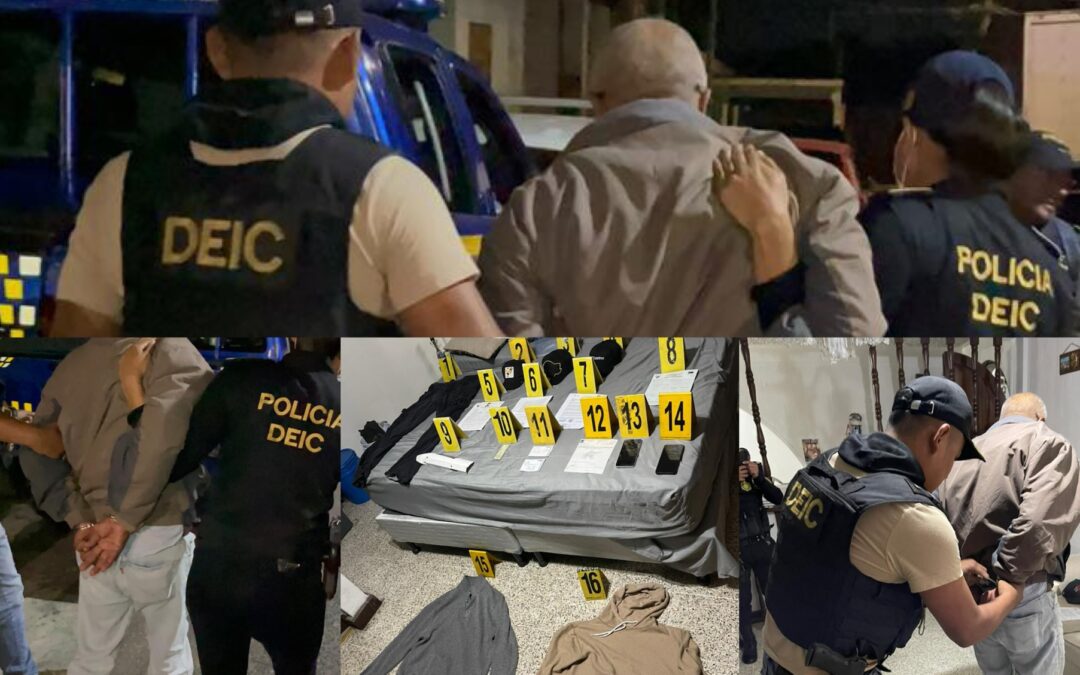 Capturado por parricidio en allanamiento realizado en Mixco