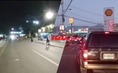 Carriles cerrados en avenida Las Américas por carrera del Cunoc generan congestionamiento