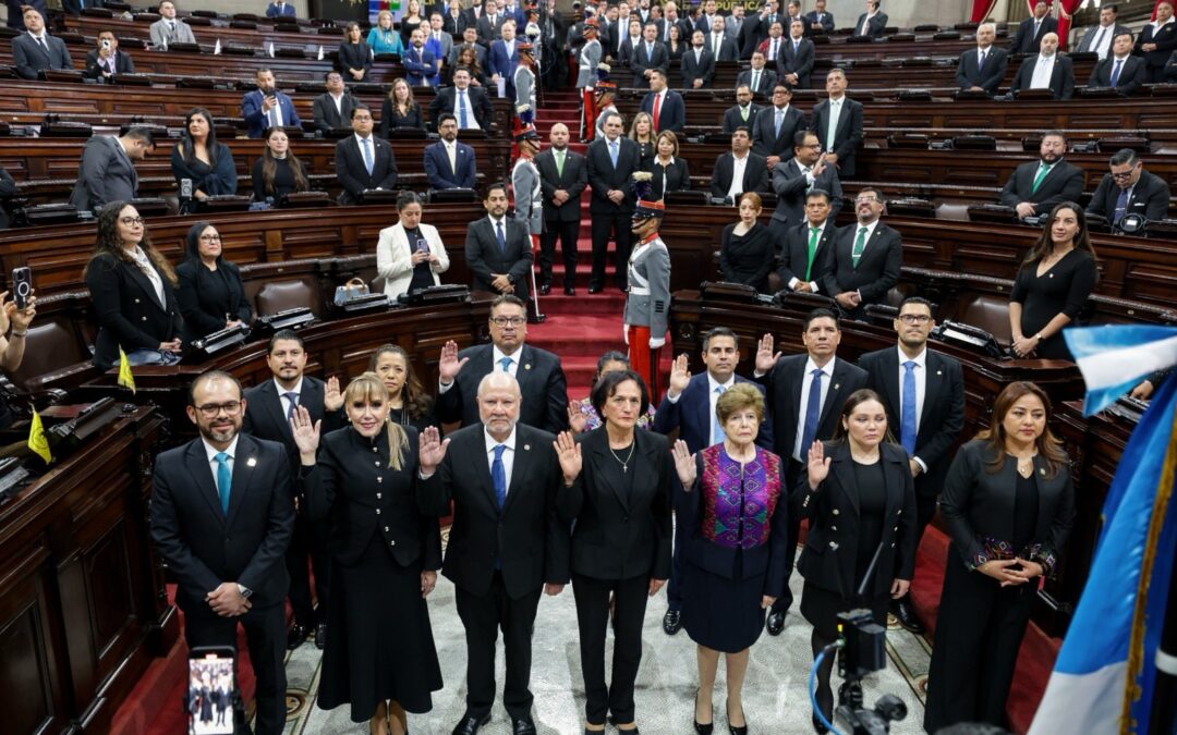 Congreso juramenta a la IX Magistratura de la Corte de Constitucionalidad para el período 2026-2031