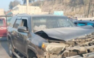 Accidente de tránsito deja personas lesionadas en zona 6 de Quetzaltenango