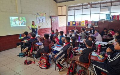 Promueven educación vial en estudiantes de Quetzaltenango