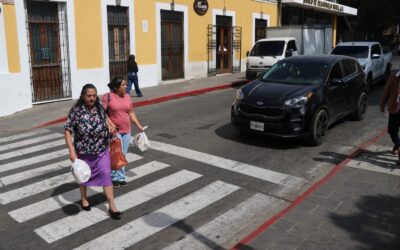 Juzgado II de Tránsito impulsa campaña para promover el respeto al paso de cebra en Quetzaltenango