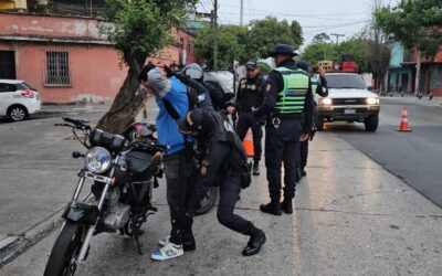 PNC captura en las últimas 24 horas a 192 personas en Guatemala