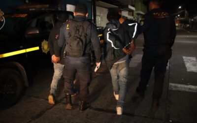 Arrestan a presuntos sicarios y asaltantes en Escuintla
