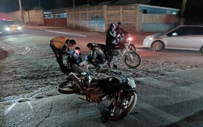 Motorista herido en accidente de tránsito en zona 8 de Xela
