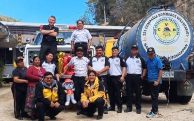 Compañía de Bomberos Voluntarios en Totonicapán celebra 18 años