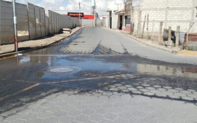 Vecinos denuncian colapso de drenaje en La Esperanza