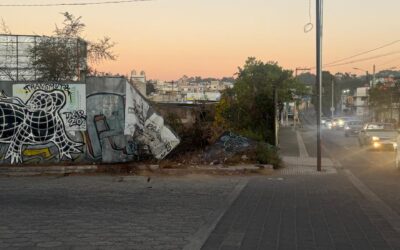Esquina peligrosa en la zona 1 de Quetzaltenango