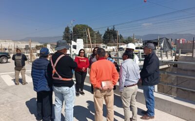Supervisan avances en construcción de viaducto en Quetzaltenango