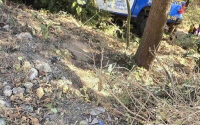 Agentes de PNC heridos tras caída de patrulla a un barranco en Tacaná