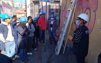 Comienza limpieza en paredes de la Casa de la Cultura de Occidente