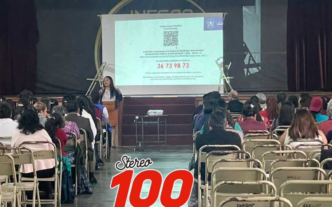 Jornadas de información por remozamientos en centros educativos