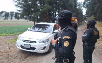 Localizan en Quetzaltenango vehículo con reporte de robo
