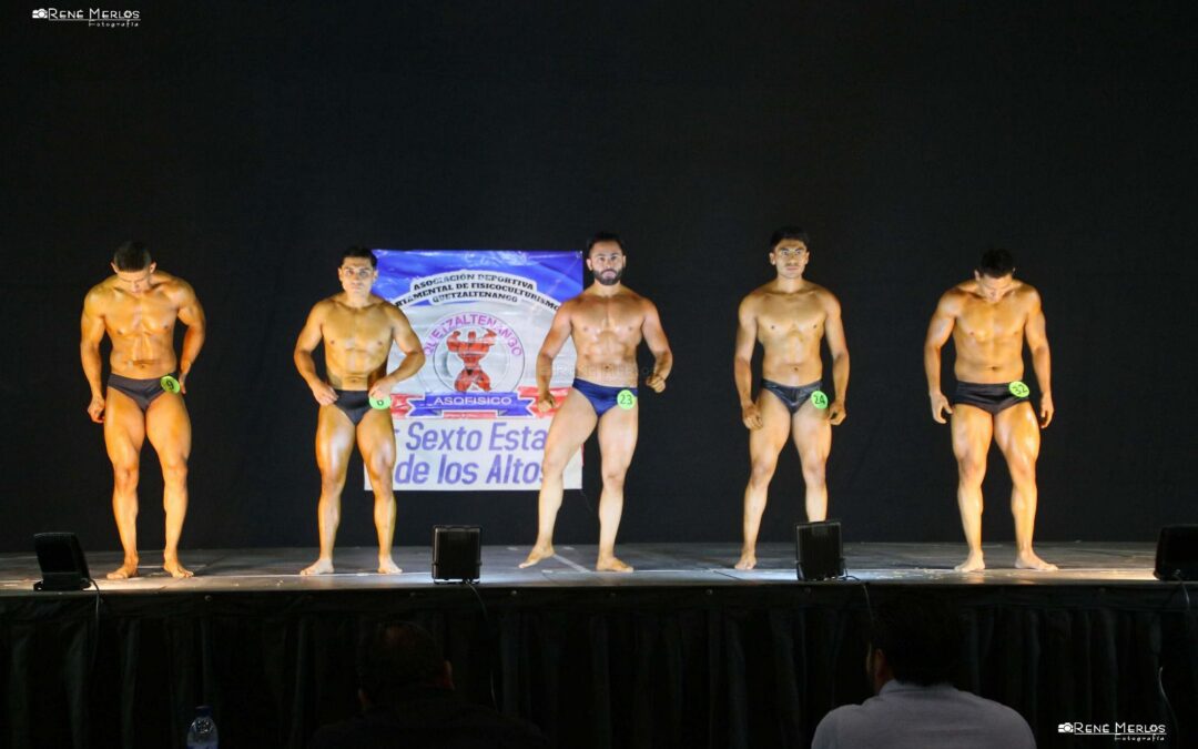 Desarrollan competencia de fisiculturismo en Quetzaltenango