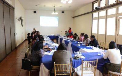 Reunión mensual de alcaldes comunitarios para conocer necesidades