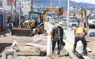 Avanza modernización vial en la zona 5 de Quetzaltenango