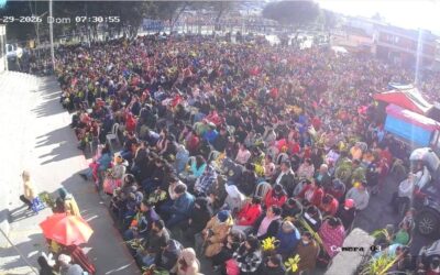 Domingo de Ramos: Fe y tradición desbordan la Parroquia El Calvario de Xela en el inicio de la Semana Santa
