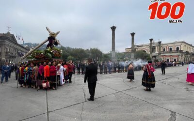 Martes Santo: Cortejo procesional del Divino Justo Juez recorre Quetzaltenango