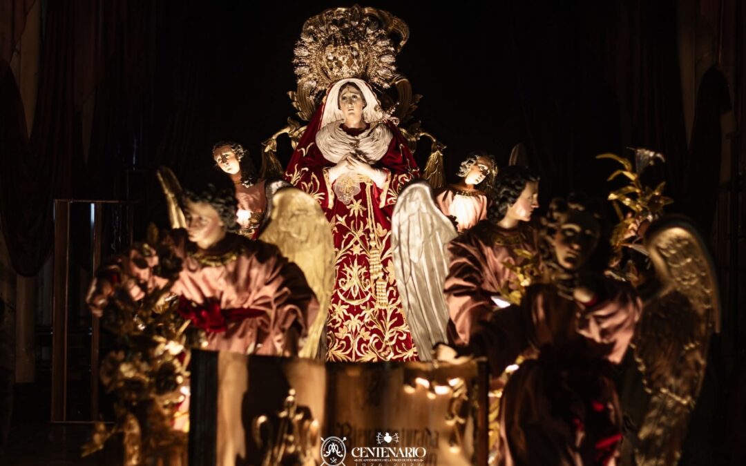 Procesión conmemora el centenario de veneración a la Virgen de Dolores de San Nicolás