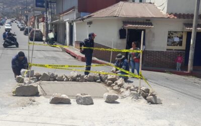 EMAX repone pavimento tras trabajos en red de agua potable entre zonas 1 y 4 de Quetzaltenango