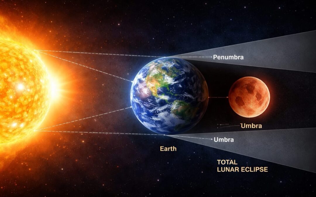 Este martes 3 de marzo se observará eclipse total lunar en la madrugada
