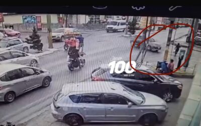 Video capta atropello en intersección de la zona 3 de Quetzaltenango