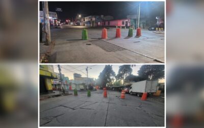 Cierre en la 7 calle zona 3 de Quetzaltenango
