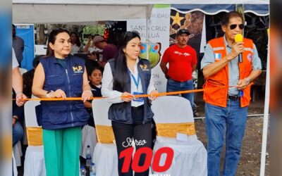 Inauguran campamento del Sinaprese 2026 en el Cruce del Zarco, Retalhuleu