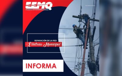Trabajan en reparación de falla eléctrica en el ramal Xela V