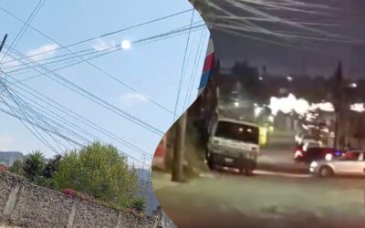Vecinos denuncian cortocircuito en tendido eléctrico en la zona 10 de Quetzaltenango