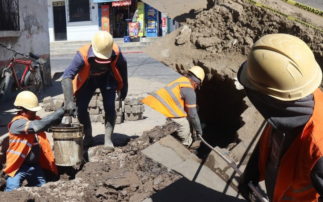 Realizan trabajos en red de drenaje en la zona 2 de Quetzaltenango