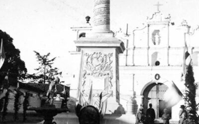 Artista quetzalteco recrea antigua fachada de la Iglesia San Nicolás para preservar la memoria histórica