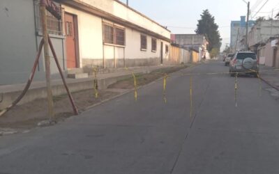 Cierre vial en zona 3 por colocación de primera piedra en proyectos educativos