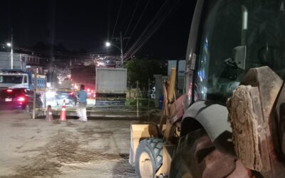 Cierre de carril en Pacajá genera complicaciones viales en zona 10 de Xela