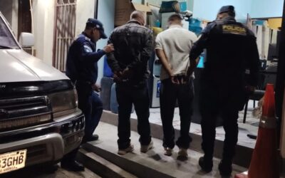 PNC arresta a dos presuntos extorsionistas en Huehuetenango