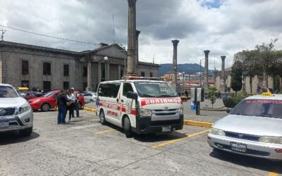 Persona arrollada en la zona 1 de Quetzaltenango