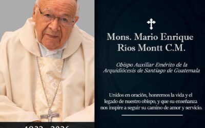 Fallece monseñor Mario Enrique Ríos Montt, Obispo Auxiliar Emérito de Guatemala