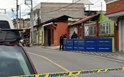 Finaliza levantamiento del cadáver de adulto mayor en zona 1 de Xela