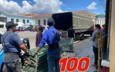 Retiran chatarra de antiguo hospital en Quetzaltenango